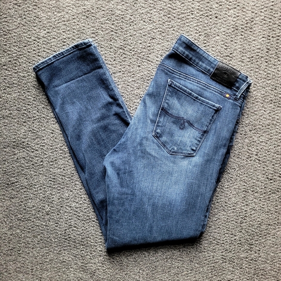Lucky Brand Denim - Lucky brand women denim jeans size 14 regular lolita skinny fit mid wash blue 2